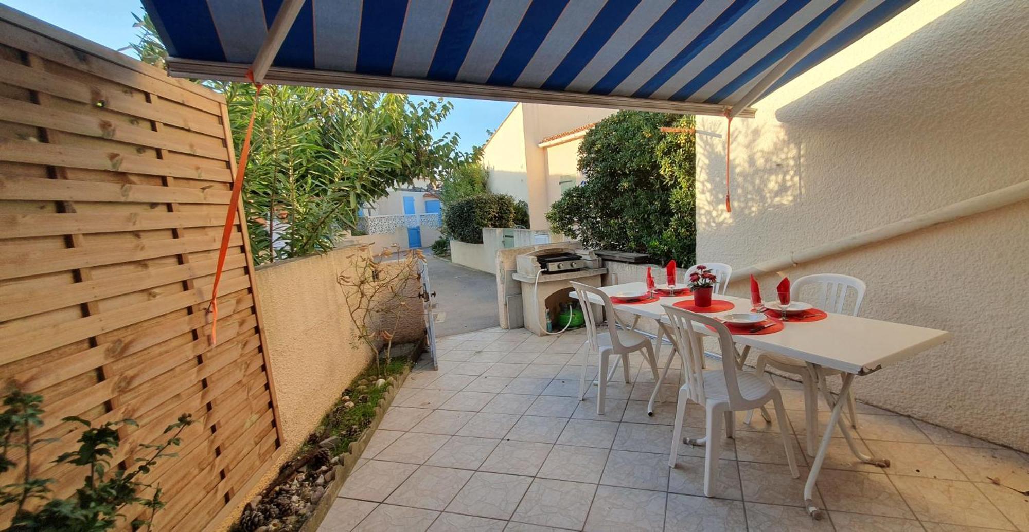 L'Azur - Maison Avec Terrasse Proche Plage Le Barcarès Екстериор снимка